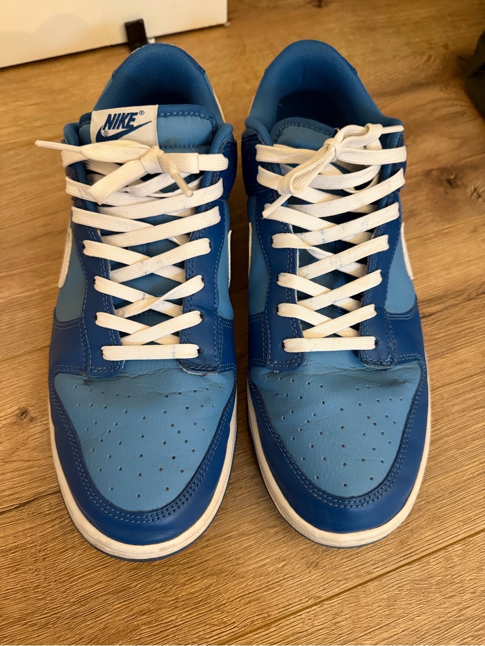 Nike Men's Blue & White Dunks Sneaker